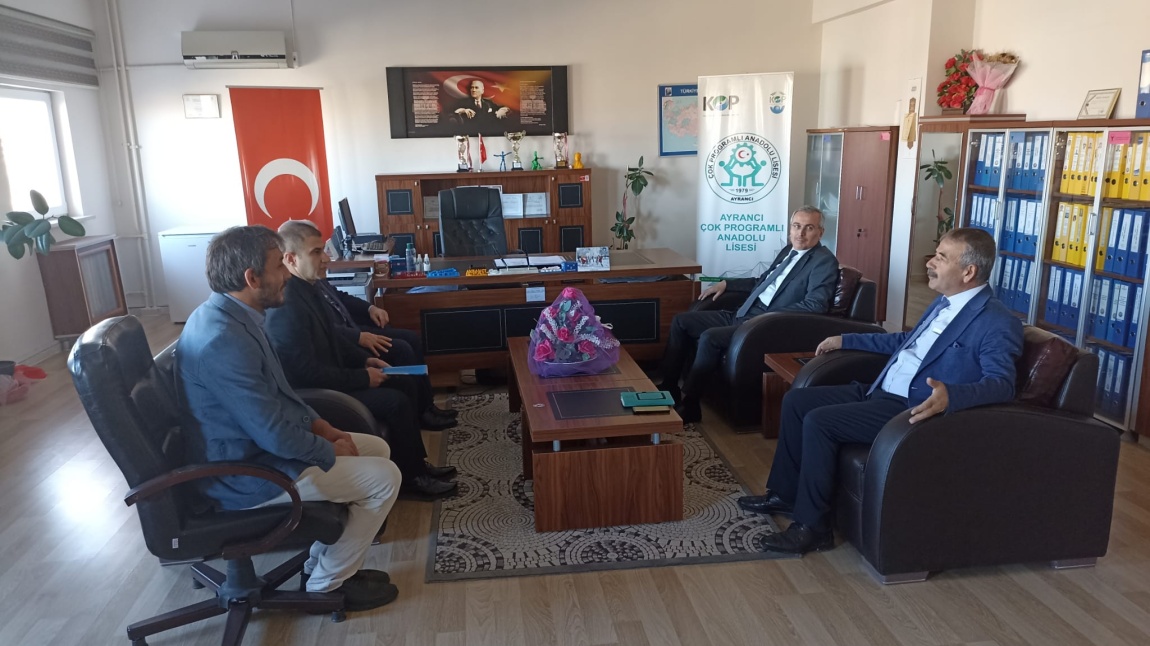 Mesleki ve Teknik Eğitim Genel Müdürlüğü Programlar ve Öğretim Materyalleri Daire Başkanı Mehmet BAL'dan okulumuza ziyaret